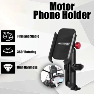 MOTOWOLF Motorcycle Side Mirror Phone Holder