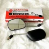 Chrome Long Stem Side Mirror